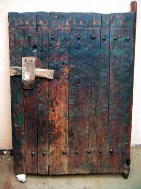 Porte Berbere de Rissani, Sahara -1,30 m. x 1 m.
